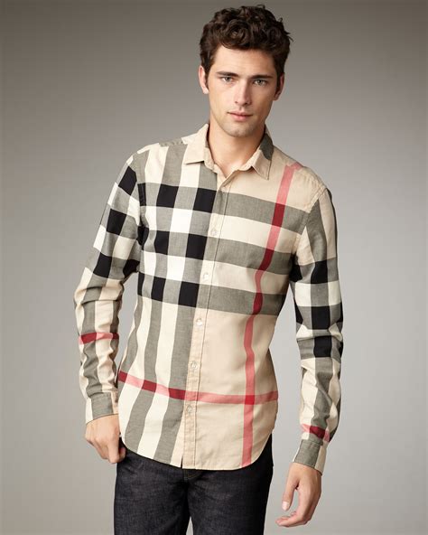 how does burberry fit|burberry checkered shirt.